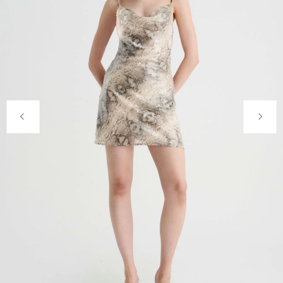 Suboo Australia Aquarius snakeskin mini dress - Picture 1 of 5